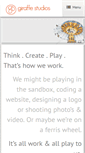 Mobile Screenshot of giraffestudios.com